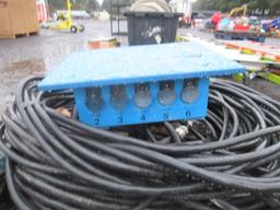 TEMPORARY POWER OUTLET BOX W/ 5/0 CABLE