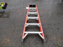 6' FEATHERLITE FIBERGLASS STEP LADDER
