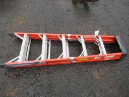 6' FEATHERLITE FIBERGLASS STEP LADDER