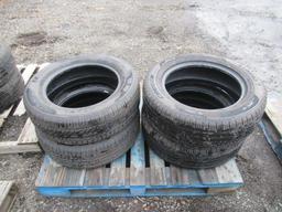 (4) ASSORTED MAKE 225/60R17 TIRES