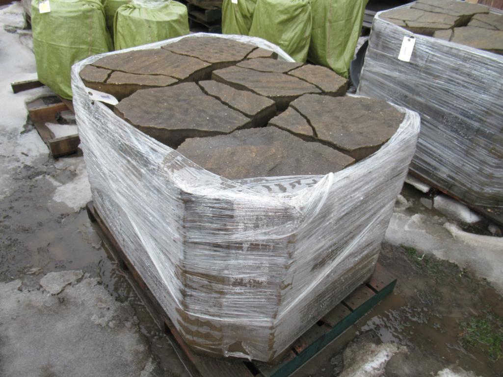 APPROX (72) BELGARD MEGA ARBEL VICTORIAN COLORED PAVERS (UNUSED)