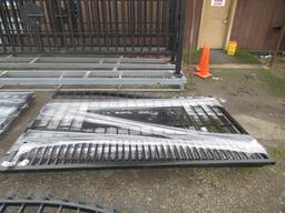 2024 GREATBEAR 20' BI-PARTING IRON GATE W/ RECTANGLE DEER ARTWORK (UNUSED)