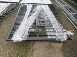 2024 GREATBEAR 20' BI-PARTING IRON GATE W/ RECTANGLE DEER ARTWORK (UNUSED)
