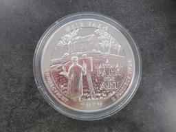 2020 5OZ SILVER WEIR FARM CT COIN
