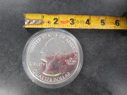 2020 5OZ SILVER WEIR FARM CT COIN