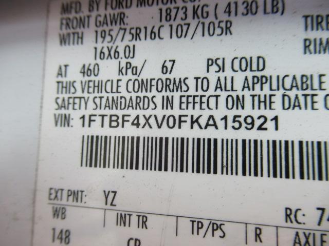 2015 FORD TRANSIT 350HD DELIVERY VAN