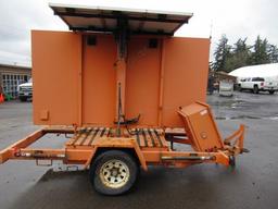 2004 VER-MAC PCMS1210 TOWABLE SOLAR DIGITAL MESSAGE BOARD