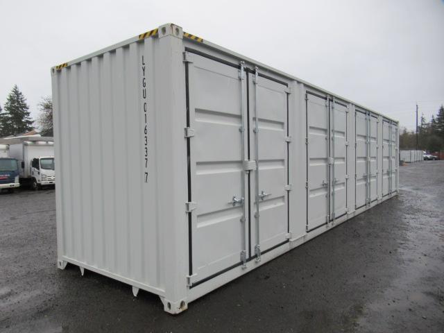 40' HIGH CUBE SHIPPING CONTAINER W/ (4) SIDE DOORS