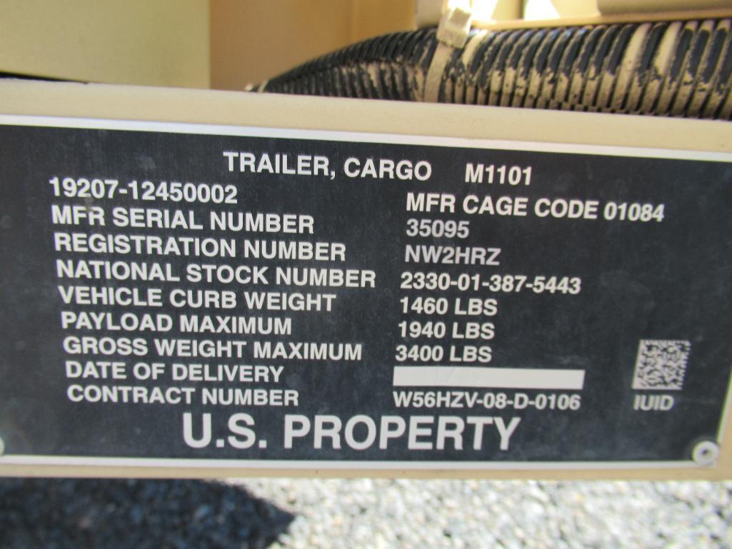 2009 M1101 7' X 7' 6'' SINGLE AXLE TRAILER - GRANTS PASS, OR