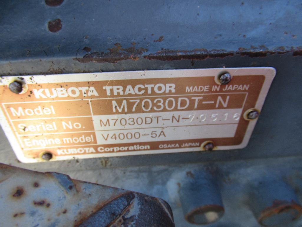KUBOTA M7030N 4X4 TRACTOR - GRANTS PASS, OR