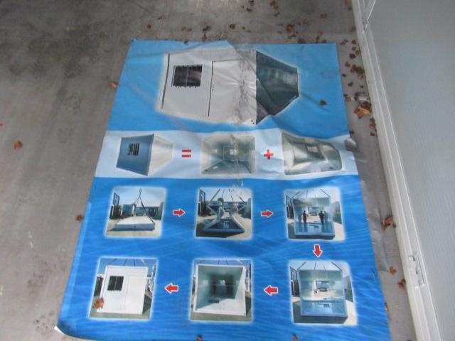 2023 SIMPLE SPACE 8' X 19' COLLAPSIBLE BUILDING (UNUSED) W/ ENTRY DOOR & (2) WINDOWS