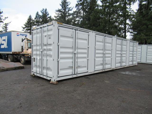 2024 40' HIGH CUBE SHIPPING CONTAINER W/ (4) SIDE DOORS