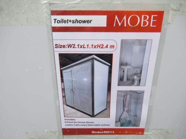 2024 MOBE PORTABLE BATHROOM (UNUSED) W/ TOILET, SHOWER & SINK