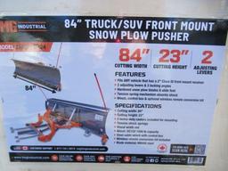 2024 TMG-TSP84 84'' TRUCK/SUV FRONT MOUNT SNOW PLOW PUSHER (UNUSED)