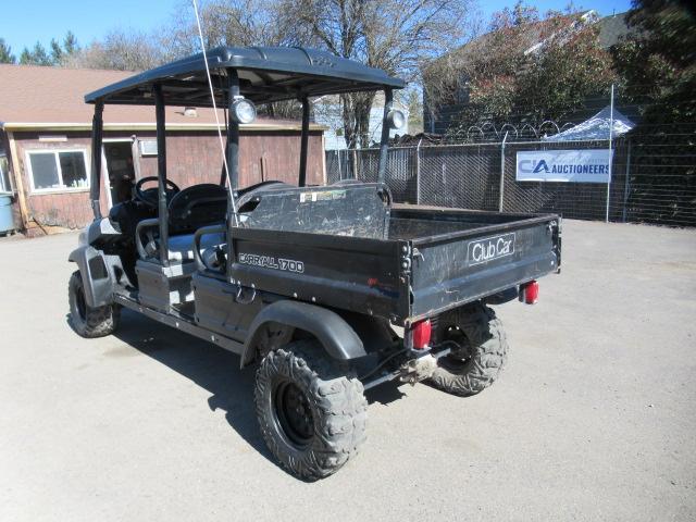 2017 CLUB CAR CARRYALL 1700 4-PASSENGER 4X4 SIDE BY SIDE