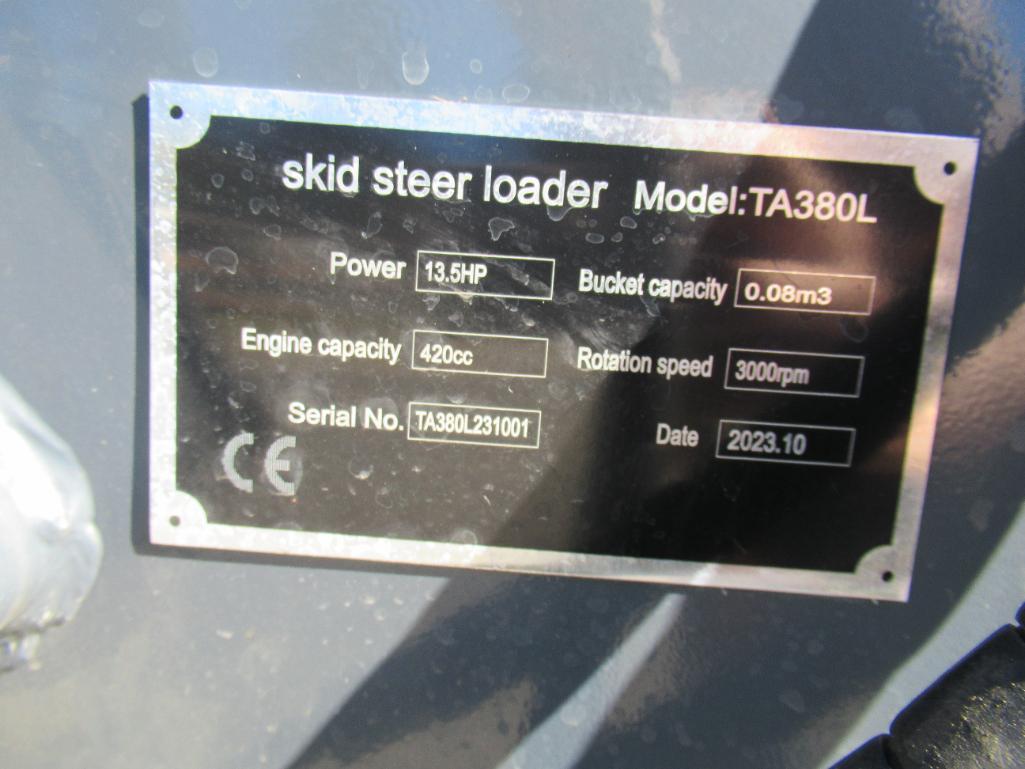 2023 TRIA TA380L TRACKED RIDE ON SKID STEER (UNUSED) - GRANTS PASS, OR