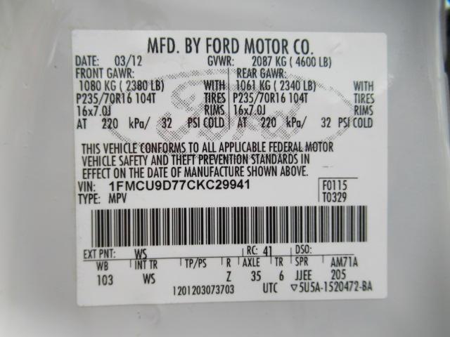 2012 FORD ESCAPE XLT