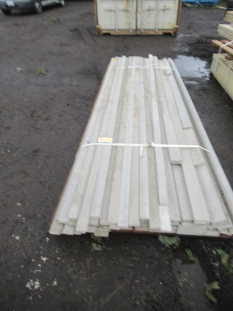 ASSORTED 12' X 2.5'' & 3.5'' CONCRETE TRIM & MOLDING