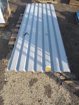 (4) 10' GRAY METAL PANELS