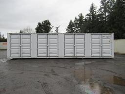 2024 40' HIGH CUBE SHIPPING CONTAINER W (4) SIDE DOORS, SER#: MMPU1016142