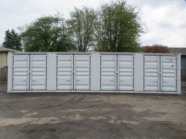 2024 40' HIGH CUBE SHIPPING CONTAINER W/ (4) SIDE DOORS, SER#: LYPU0145868 (UNUSED)