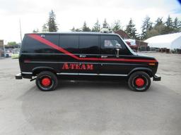 1990 FORD ECONOLINE "A TEAM" ARMORED VAN W/ FULLY ENCLOSED REAR SAFE