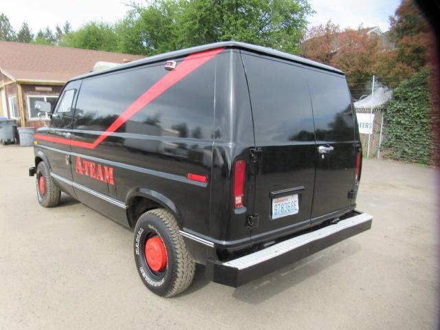 1990 FORD ECONOLINE "A TEAM" ARMORED VAN W/ FULLY ENCLOSED REAR SAFE