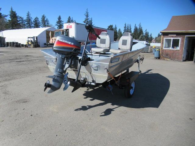 1988 HULLS WESTCOASTER U-123 12' ALUMINUM FISHING BOAT