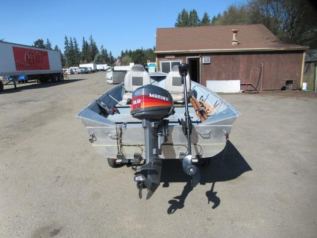 1988 HULLS WESTCOASTER U-123 12' ALUMINUM FISHING BOAT