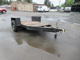 12' SINGLE AXLE FLATBED UTILITY TRAILER