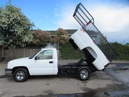 2003 CHEVROLET SILVERADO 1500 DUMP TRUCK