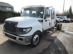 2012 INTERNATIONAL TERRASTAR SINGLE AXLE CREW CAB & CHASSIS