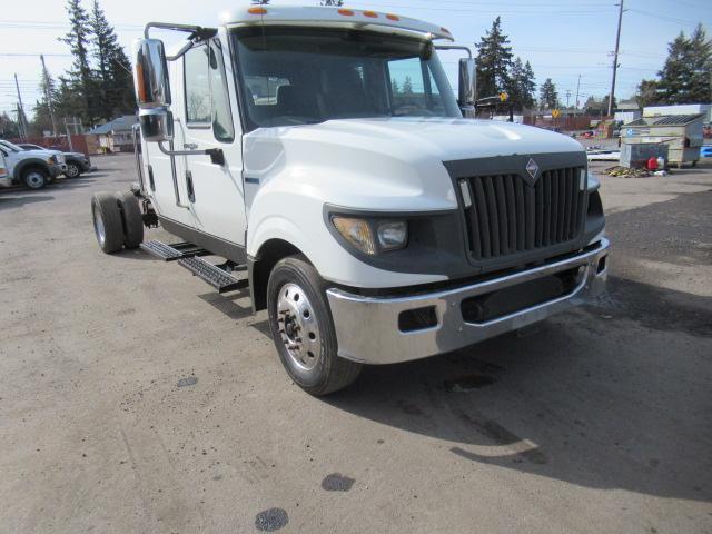 2012 INTERNATIONAL TERRASTAR SINGLE AXLE CREW CAB & CHASSIS