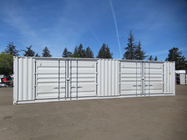 2024 40' HIGH CUBE SHIPPING CONTAINER W/ (2) SIDE DOORS