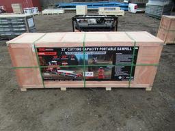 2024 TMG-PSM27 27'' PORTABLE SAWMILL (UNUSED)