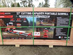 2024 TMG-PSM27 27'' PORTABLE SAWMILL (UNUSED)