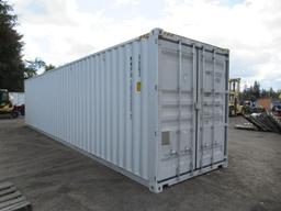 2024 40' HIGH CUBE SHIPPING CONTAINER W/ (4) SIDE DOORS