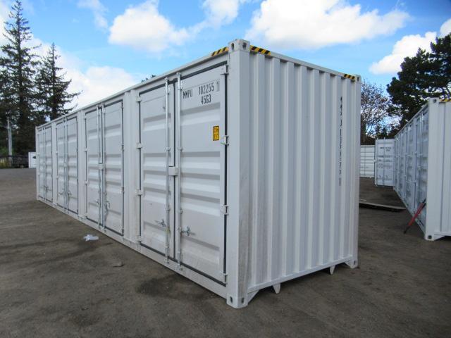 2024 40' HIGH CUBE SHIPPING CONTAINER W/ (4) SIDE DOORS