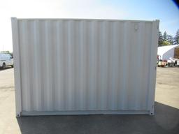 2024 12' SHIPPING CONTAINER W/ SIDE MAN DOOR & WINDOW (UNUSED)