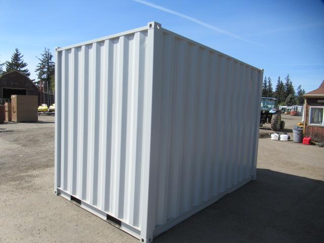 2024 12' SHIPPING CONTAINER W/ SIDE MAN DOOR & WINDOW (UNUSED)