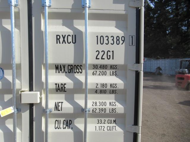 20' SHIPPING CONTAINER