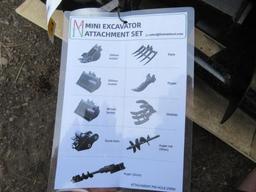 2024 MIVA MINI EXCAVATOR ATTACHMENT SET (UNUSED)