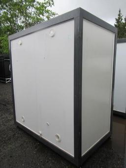 2024 SIMPLE SPACE 6.5' X 4' PORTABLE RESTROOM W/ (2) SEPARATE STALLS (UNUSED)