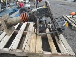 MULTIQUIP MIKASA MT-60HS VIBRATORY RAMMER, 13'' X 19'' PLATE, *MOTOR UNKNOWN, *SER# UNKNOWN