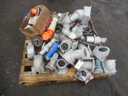 ASSORTED ELECTRICAL INDUSTRIAL RECEPTACLES