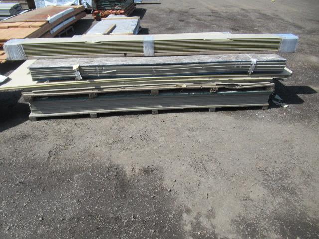 APPROX (44) 4'' X 8'' & (5) 4'' X 10'' CEMENT FIBER BOARD PANELS, & (10) 1'' X 10'' X 10' & (12) 2'