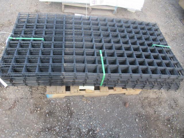 2024 SIMPLE SPACE (40) 3' X 6' BLACK WIRE MESH PANELS (UNUSED)