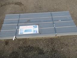 (200) 2024 SIMPLE SPACE 94.5'' X 37'' GRAY METAL ROOF PANELS (UNUSED)