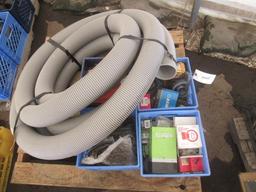 4'' FLEX TUBE, GEAR/SPROCKET CHAIN, & ASSORTED PISTON SEALS, CAM FOLLOWERS, MACHINE BEARINGS, & SELF