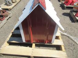 20'' X 34'' X 26'' DOG HOUSE (UNUSED)